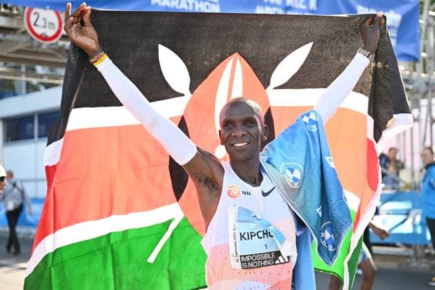 Sport Themen der Woche KW38 Sport Bilder des Tages Eliud Kipchoge (KEN), SEPTEMBER 24, 2023 - Marathon : Berlin Marathon 2023 in Berlin, Germany. Noxthirdxpartyxsales  (230311745)