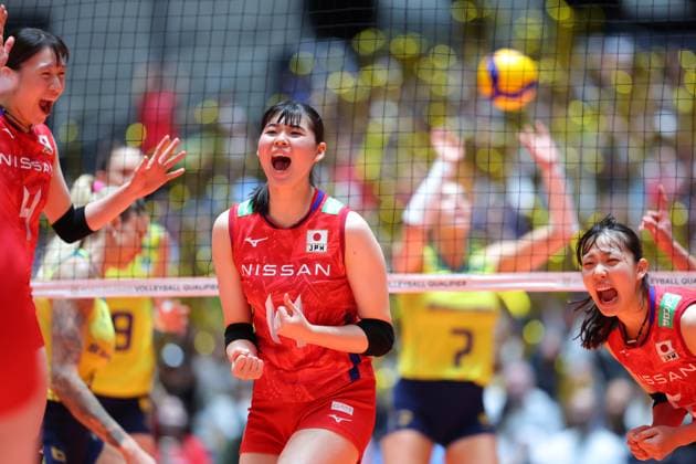 Nichika Yamada (JPN), SEPTEMBER 24, 2023 - Volleyball : FIVB Road To Paris Volleyball Qualifier World Cup 2023 Japan, Women s tournament match between Japan - Brazil at the Yoyogi National Stadium in Tokyo, Japan. Noxthirdxpartyxsales  (230327866)