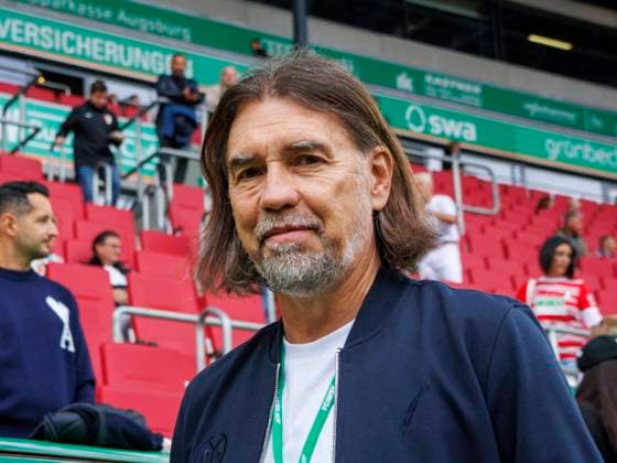 Mainz - Sportdirektor Martin SCHMIDT. Fussball, Augsburg - Mainz. 23.09.2023, Fußball Bundesliga, FC Augsburg - FSV Mainz 2:1, 5.Spieltag, Saison 2023-2024. Augsburg, W W K A R E N A, Deutschland. Â