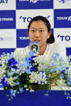 Moyuka UchijimaJPN), SEPTEMBER 25, 2023 - Tennis : Women s Singles Round 32 at Ariake Coliseum during TORAY Pan Pacific Open Tennis Tournament 2023, Japan. Noxthirdxpartyxsales  (230423150)