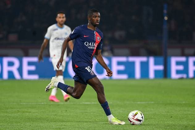 - PSG - Marseille - 24 09 2023 - France Ile-de-France (region) Paris - Ousmane Dembele during the Ligue 1 Ubereats Classico between PSG and Olympique de Marseille at the Parc des Princes on September 24, 2023.  JulienxMattiax xLexPictorium LePictorium_0284055