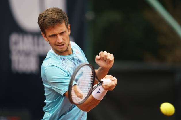 TENNIS - ATP, Tennis Herren Layjet Open BAD WALTERSDORF,AUSTRIA,25.SEP.23 - TENNIS - ATP Challenger Tour, Layjet Open. Image shows Vit Kopriva (CZE).  GEPAxpictures xJohannesxFriedl