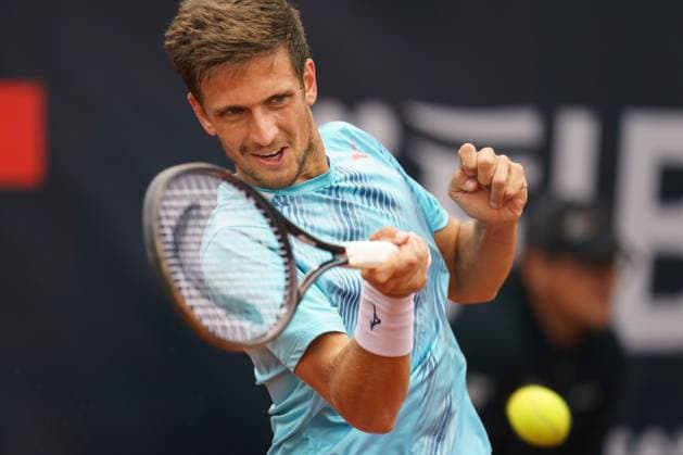 TENNIS - ATP, Tennis Herren Layjet Open BAD WALTERSDORF,AUSTRIA,25.SEP.23 - TENNIS - ATP Challenger Tour, Layjet Open. Image shows Vit Kopriva (CZE).  GEPAxpictures xJohannesxFriedl