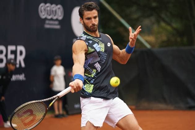 TENNIS - ATP, Tennis Herren Layjet Open BAD WALTERSDORF,AUSTRIA,25.SEP.23 - TENNIS - ATP Challenger Tour, Layjet Open. Image shows Andrea Pellegrino (ITA).  GEPAxpictures xJohannesxFriedl
