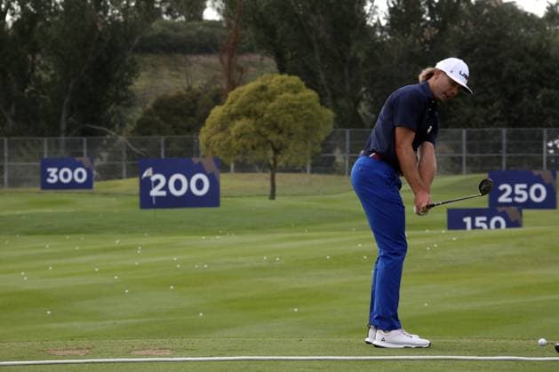 ROME, Italy - 25.09.2023: Golfer Sam Burns for USA during training. Work in progress for the 2023 Ryder Cup in Rome at Marco Simeoni Golf e country club in Rome, Italy.  Copyright: xMarcoxIacobuccix xipa-agency.netx xMarcoxIacobuccix IPA_40560328 IPA_IPA40560328