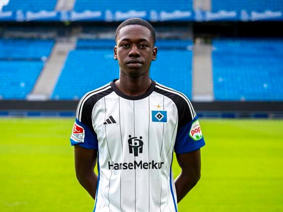 Elijah Akwasi Krahn (HSV) 25.09.23, Hamburg, Hamburger SV, HSV Mannschaftsfoto-Termin, Portrait-Termin, Saison 2023 2024 Â