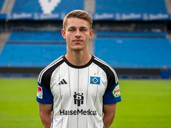Miro Muheim (HSV) 25.09.23, Hamburg, Hamburger SV, HSV Mannschaftsfoto-Termin, Portrait-Termin, Saison 2023 2024 Â