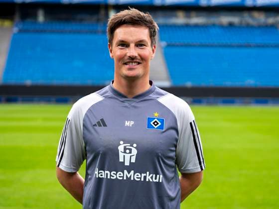 Co-Trainer Merlin Polzin (HSV) 25.09.23, Hamburg, Hamburger SV, HSV Mannschaftsfoto-Termin, Portrait-Termin, Saison 2023 2024 Â