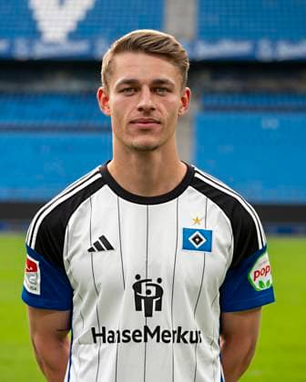 Miro Muheim (HSV) 25.09.23, Hamburg, Hamburger SV, HSV Mannschaftsfoto-Termin, Portrait-Termin, Saison 2023 2024 Â