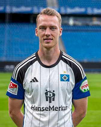 Sebastian Schonlau (HSV) 25.09.23, Hamburg, Hamburger SV, HSV Mannschaftsfoto-Termin, Portrait-Termin, Saison 2023 2024 Â