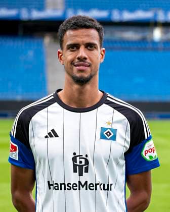 Robert Glatzel (HSV) 25.09.23, Hamburg, Hamburger SV, HSV Mannschaftsfoto-Termin, Portrait-Termin, Saison 2023 2024 Â