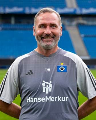 Trainer Tim Walter (HSV) 25.09.23, Hamburg, Hamburger SV, HSV Mannschaftsfoto-Termin, Portrait-Termin, Saison 2023 2024 Â