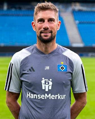 Co-Trainer Julian Hübner (HSV) 25.09.23, Hamburg, Hamburger SV, HSV Mannschaftsfoto-Termin, Portrait-Termin, Saison 2023 2024 Â