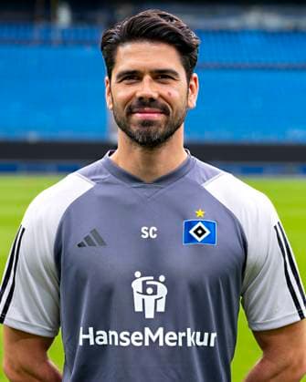 Reha-Trainer Sebastian Capel (HSV) 25.09.23, Hamburg, Hamburger SV, HSV Mannschaftsfoto-Termin, Portrait-Termin, Saison 2023 2024 Â