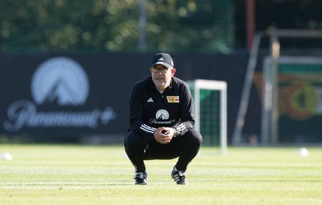 Fussball, Herren, Saison 2023 2024, 1. Bundesliga, 1. FC Union Berlin, Öffentliches Training, Trainer Urs Fischer (1. FC Union Berlin), 26.09. 2023, Copyright: xSebastianxRäppold MatthiasxKochx
