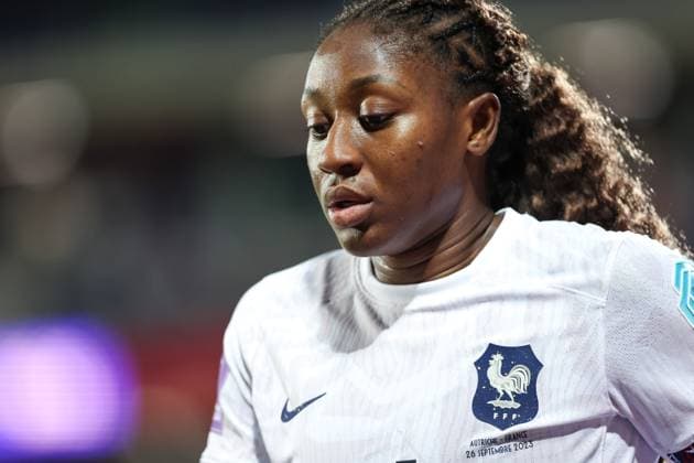 WOMEN SOCCER - NL, AUT vs FRA VIENNA,AUSTRIA,26.SEP.23 - WOMEN SOCCER - UEFA Women s Nations League, group stage, Austria vs France. Image shows Kadidiatou Diani (FRA).  GEPAxpictures xArminxRauthner