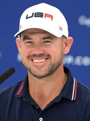 September 27, 2023, ROME, ITALIA: US team s player Brian Harman attends a press conference, PK, Pressekonferenz during the 2023 Ryder Cup golf tournament at Marco Simone Golf Club in Guidonia, near Rome, Italy, 27 September 2023. The 44th Ryder Cup matches between the US and Europe will be held in Italy from 29 September to 01 October 2023. ANSA ETTORE FERRARI 2023 Ryder Cup golf tournament  - ZUMAa110 20230927_zaf_a110_040 Copyright: xEttorexFerrarix