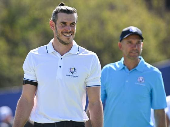 Ryder Cup 2023, Practice and Previews, Golf, Marco Simone Golf & Country Club, Rome, Italy - 27 Sep 2023  Copyright: xGreigxCowie Shutterstockx 14126885dh