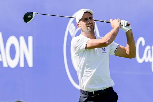 Novak Djokovic during the Ryder Cup 2023 at Marco Simone Golf & Country Club on September 27, 2023 in Rome Italy.  Copyright: xFabrizioxCorradetti IPAxSportx x xx IPA_40597587 IPA_IPA40597587