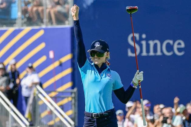 Golf match - Ryder Cup 2023 Kathryn Newton during the Ryder Cup 2023 at Marco Simone Golf & Country Club on September 27, 2023 in Rome Italy. Rome Italy  Copyright: xIPAxSport ABACAx BRIPASport20230927_234 IPAxSport ABACAx BRIPASport20230927_234