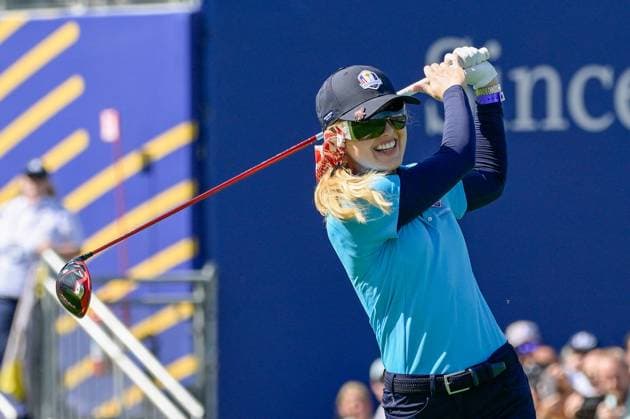 Golf match - Ryder Cup 2023 Kathryn Newton during the Ryder Cup 2023 at Marco Simone Golf & Country Club on September 27, 2023 in Rome Italy. Rome Italy  Copyright: xIPAxSport ABACAx BRIPASport20230927_244 IPAxSport ABACAx BRIPASport20230927_244