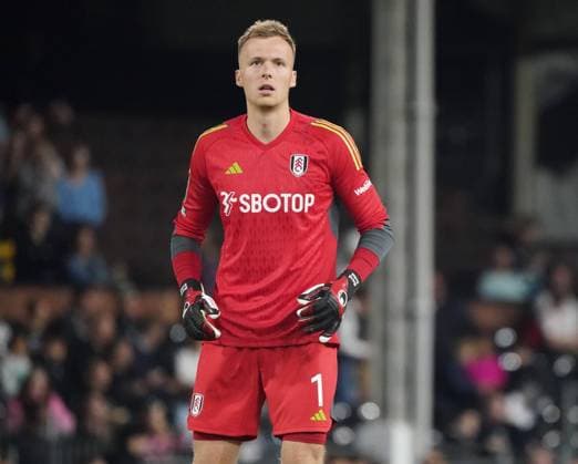 LONDON, ENGLAND - SEPTEMBER 27: Marek Rodak of Fulham during the Carabao Cup Third Round match between Fulham and Norwich City at Craven Cottage on September 27, 2023 in London, England. (Photo by Dylan Hepworth) SPO 