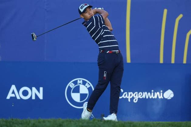 Golf match - Ryder Cup 2023 Rome, Italy 29.09.2023: Rickie Fowler of USA during Foursomes Session at RYDER CUP 2023 at Marco Simone Golf & Country Club di Guidonia Montecelio, Roma Rome Italy  Copyright: xIPAxSport ABACAx BRIPASport20230929_197 IPAxSport ABACAx BRIPASport20230929_197