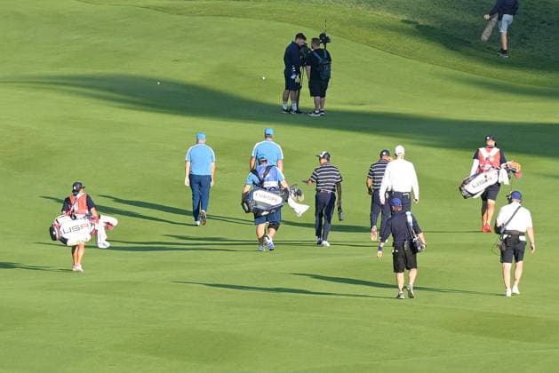 Golf match - Ryder Cup 2023 during the Ryder Cup 2023 at Marco Simone Golf & Country Club on September 29, 2023 in Rome Italy. Rome Italy  Copyright: xIPAxSport ABACAx BRIPASport20230929_335 IPAxSport ABACAx BRIPASport20230929_335