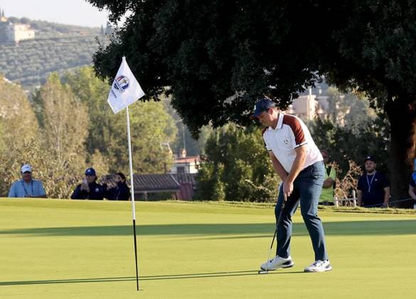 GOLF - Ryder Cup 2023 ROME,ITALY,30.SEP.23 - GOLF - Ryder Cup, Marco Simone Golf and Country Club. Image shows Sepp Straka (AUT EUR).  GEPAxpictures xHansxOberlaender
