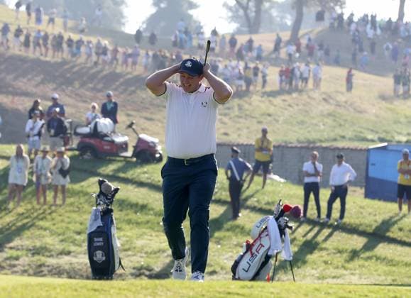 GOLF - Ryder Cup 2023 ROME,ITALY,30.SEP.23 - GOLF - Ryder Cup, Marco Simone Golf and Country Club. Image shows Sepp Straka (AUT EUR).  GEPAxpictures xHansxOberlaender