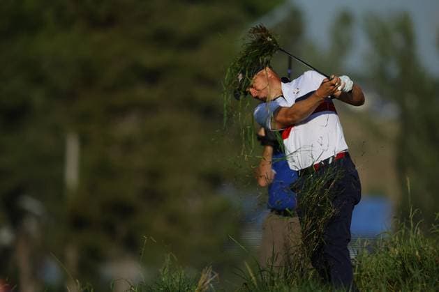 Rome Ryder Cup 2023 - Session One Foursomes MATCHES, 30.09.2023 Rome, Italy 30.09.2023: Justin THOMAS, Session One - Foursomes at RYDER CUP 2023 at Marco Simone Golf & Country Club di Guidonia Montecelio, Roma Rome italy -  Copyright: xIPAxSport ABACAx BRIPASport20230930_204 IPAxSport ABACAx BRIPASport20230930_204