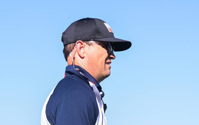 Ryder Cup 2023, Day Two, Morning Foursomes, Golf, Marco Simone Golf & Country Club, Rome, Italy - 30 Sep 2023  Copyright: xGreigxCowie Shutterstockx 14130258bi