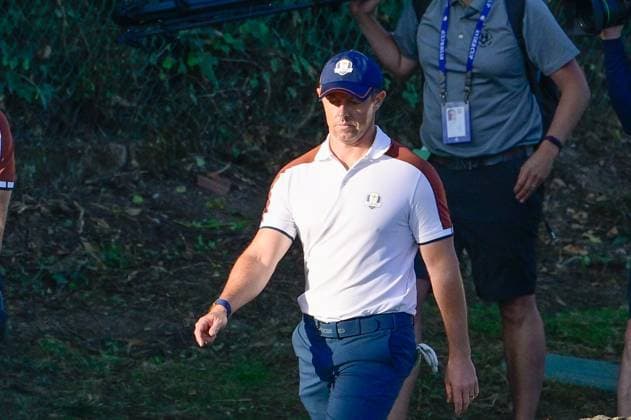 Rory McIlroy (ENG) during the Ryder Cup 2023 at Marco Simone Golf & Country Club on September 30, 2023 in Rome Italy.  Copyright: xFabrizioxCorradetti IPAxSportx x xx IPA_40673847 IPA_IPA40673847