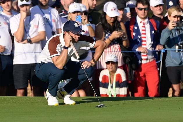 Golf match - Ryder Cup 2023 Rory McIlroy (ENG) during the Ryder Cup 2023 at Marco Simone Golf & Country Club on September 30, 2023 in Rome Italy. Rome Italy  Copyright: xIPAxSport ABACAx BRIPASport20230930_316 IPAxSport ABACAx BRIPASport20230930_316