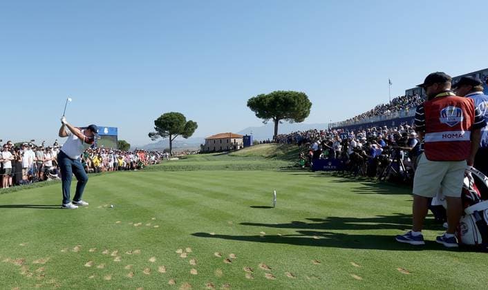 GOLF - Ryder Cup 2023 ROME,ITALY,30.SEP.23 - GOLF - Ryder Cup, Marco Simone Golf and Country Club. Image shows Sepp Straka (AUT EUR).  GEPAxpictures xHansxOberlaender