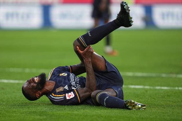 Sport Bilder des Tages ESP: Girona FC-Real Madrid. La Liga EA Sports. Date 8 Antonio Rudiger of Real Madrid during the La Liga EA Sports match between Girona FC and Real Madrid played at Montilivi Stadium on September 30, 2023 in Girona, Spain. kpng Copyright: xBaguxBlancox xPRESSINPHOTOx PS_230930_1060