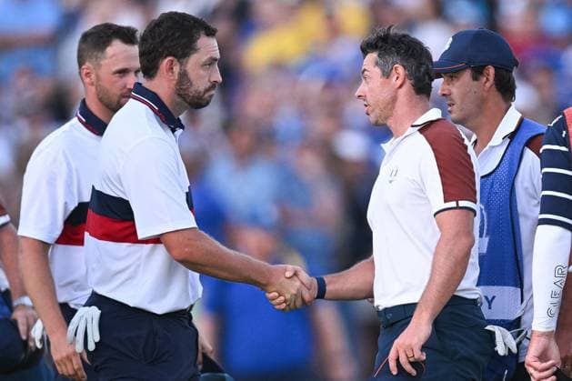 Ryder Cup 2023, Day Two, Afternoon Fourballs, Golf, Marco Simone Golf & Country Club, Rome, Italy - 30 Sep 2023  Copyright: xGreigxCowie Shutterstockx 14130259bg