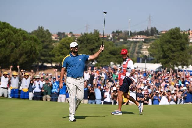 Ryder Cup 2023, Day Three, Singles, Golf, Marco Simone Golf & Country Club, Rome, Italy - 01 Oct 2023  Copyright: xGreigxCowie Shutterstockx 14130264d