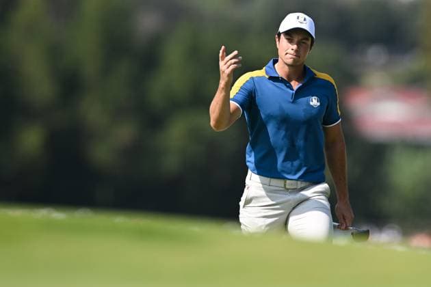 Ryder Cup 2023, Day Three, Singles, Golf, Marco Simone Golf & Country Club, Rome, Italy - 01 Oct 2023  Copyright: xGreigxCowie Shutterstockx 14130264y