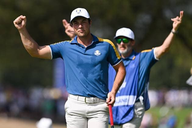 Ryder Cup 2023, Day Three, Singles, Golf, Marco Simone Golf & Country Club, Rome, Italy - 01 Oct 2023  Copyright: xGreigxCowie Shutterstockx 14130264ag