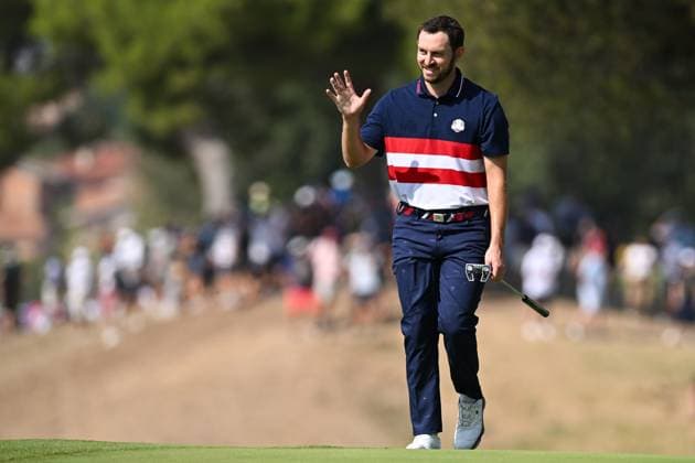 Ryder Cup 2023, Day Three, Singles, Golf, Marco Simone Golf & Country Club, Rome, Italy - 01 Oct 2023  Copyright: xGreigxCowie Shutterstockx 14130264aj