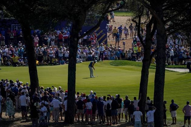 2023 Ryder Cup, Marco Simone Golf and Country Club, Rome, Italy 1 10 2023 Shane Lowry Shane Lowry 1 10 2023  Copyright: x INPHO MatteoxCiambellix DSC07790