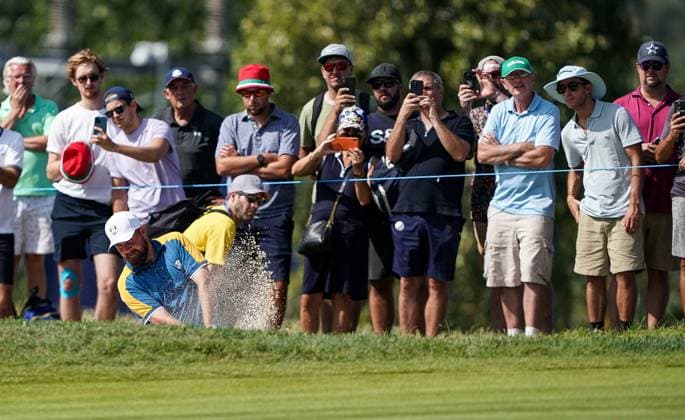 2023 Ryder Cup, Marco Simone Golf and Country Club, Rome, Italy 1 10 2023 Shane Lowry Shane Lowry 1 10 2023  Copyright: x INPHO MatteoxCiambellix DSC07895