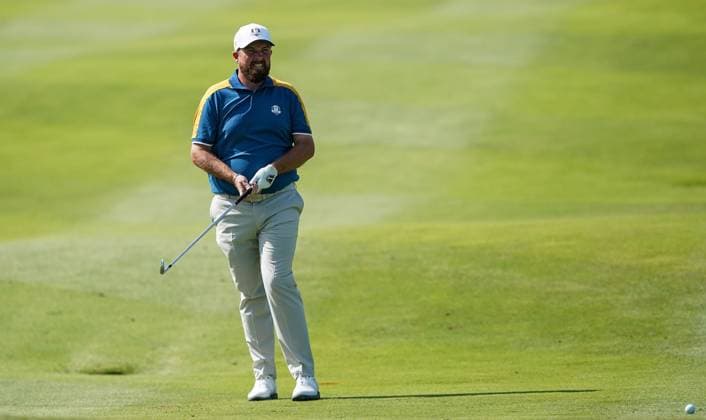 2023 Ryder Cup, Marco Simone Golf and Country Club, Rome, Italy 1 10 2023 Shane Lowry Shane Lowry 1 10 2023  Copyright: x INPHO MatteoxCiambellix DSC07697