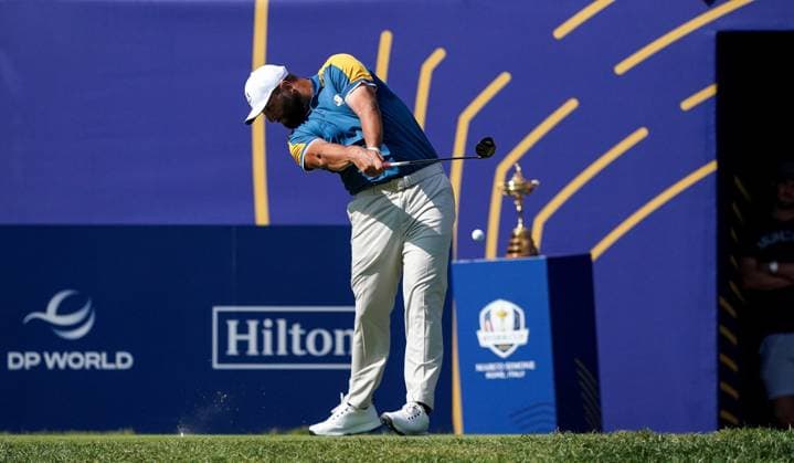 2023 Ryder Cup, Marco Simone Golf and Country Club, Rome, Italy 1 10 2023 Jon Rahm Jon Rahm 1 10 2023  Copyright: x INPHO MatteoxCiambellix DSC06927