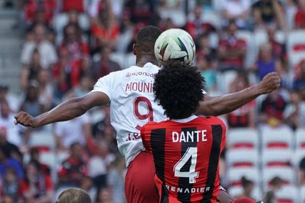 Steve MouniÃ (Brest) - FOOTBALL : OGC Nice vs Brest - Ligue 1 Uber Eats - Nice - 01 10 2023 NorbertScanella Panoramic 