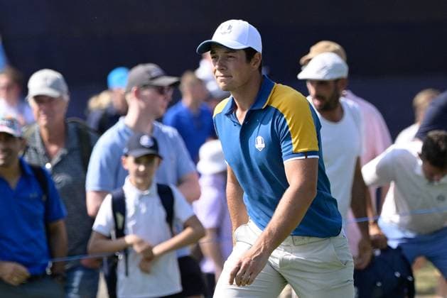 Golf match - Ryder Cup 2023 Viktor Hovland (NOR) during the Ryder Cup 2023 at Marco Simone Golf & Country Club on October 01, 2023 in Rome Italy. Rome Italy  Copyright: xIPAxSport ABACAx BRIPASport20231001_912 IPAxSport ABACAx BRIPASport20231001_912