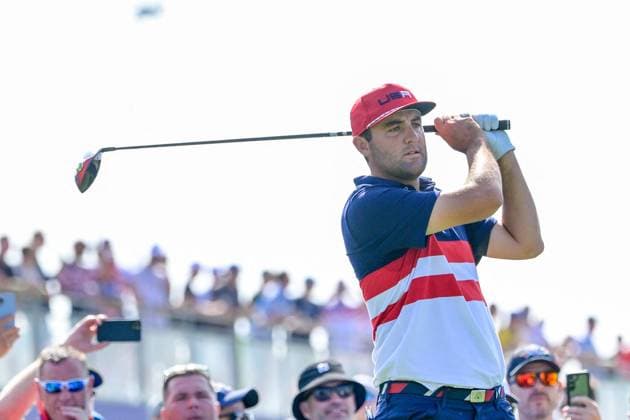 Golf match - Ryder Cup 2023 Scottie Scheffler (USA) during the Ryder Cup 2023 at Marco Simone Golf & Country Club on October 01, 2023 in Rome Italy. Rome Italy  Copyright: xIPAxSport ABACAx BRIPASport20231001_916 IPAxSport ABACAx BRIPASport20231001_916
