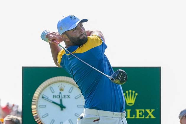 Golf match - Ryder Cup 2023 Jon Rahm (ESP) during the Ryder Cup 2023 at Marco Simone Golf & Country Club on October 01, 2023 in Rome Italy. Rome Italy  Copyright: xIPAxSport ABACAx BRIPASport20231001_921 IPAxSport ABACAx BRIPASport20231001_921