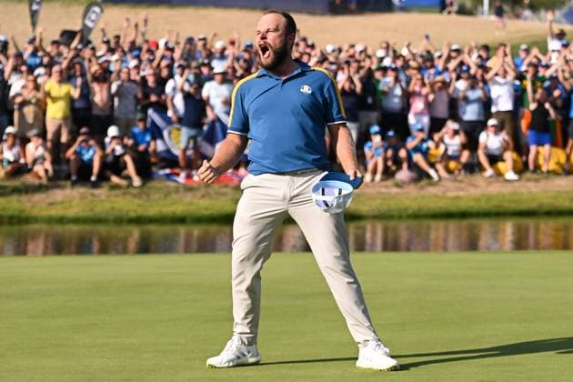 Ryder Cup 2023, Day Three, Singles, Golf, Marco Simone Golf & Country Club, Rome, Italy - 01 Oct 2023  Copyright: xGreigxCowie Shutterstockx 14130264bb